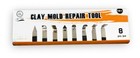 8pc Pottery Sculpting Tools Set Clay Mold Repair Metal