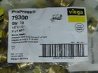 Lot Of 10 Viega   79300 Pro Press Bronze Adapter     X     P X Fpt