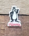 Vintage Hamm s Beer Bear Plastic Lapel Pin