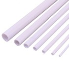 Abs Round Hollow Tube 2mm-8mm Styrene Plastic Pipe Diy Model Crafts White 250mm