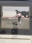 Payne Stewart Signed 1991 Us Open Golf Photo Scorecard Framed Coa Autographed