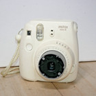 Fujifilm Instax Mini 8 Instant Film Camera - White  tested  W Batteries