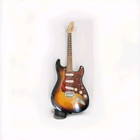 Squier Strat By Fender Mic Electric Guitar Good Condition Pro Setup Case