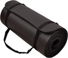 71x24 Inches Extra Thick Yoga Mat 1-inch High-density Foam     Roll-up Exercise   