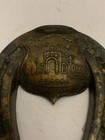 Antique Grotto Dickeyville Wisconsin Souvenir Metal Horseshoe Paperweight