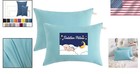 Machine Washable Toddler Pillows  Aqua  13 x18 