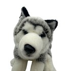 Animal Alley Toysrus Husky Dog Plush Stuffed Animal Gray White 12 Inch Sitting