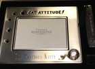 Cat Attitude Silver Photo Picture Frame   Book Marker Our Precious Kitty     