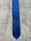 Dibangu Blue Paisley 100  Silk Neck Tie Men s Jacquard Classic Necktie