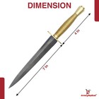 Fairbairn Sykes Commando Dagger 11    Wwii Style En45 Steel Blade   Brass Handle