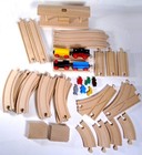1980s Brio Wooden Railway Platform Train Set 33133 - Complete