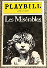  les Miserables  Broadway Musical - Imperial Theatre Playbill Framed - July 1999