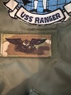 Usn Flight Jacket Cwu-45 Uss Ranger Cv-61 Size L