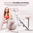 Squat Machine 2-in-1 Rowing   Glute Trainer foldable Exercise Equipment For Home