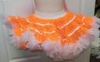 Organdy Skirt Clogging Hiphop Dance Cancan Flo Orange Ch ladies Pettiskirt