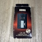 Korg Chromatic Tuner Ca-30 Instrument Tuner W  Box And Instructions