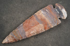 Crystal Deposit 5 2  Flint Spearhead Head Knife Blade Tool Arrowhead I-396