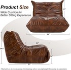 Giant Bean Bag Chair Lazy Floor Sofa Memory Foam Fireside Sofa Adults Big