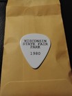 Vintage White Willie Nelson 1980 Wisconsin State Fair Park Guitar Pick 