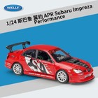 Welly 1 24 Subaru Lmpreza Performanc Alloy Diecast Vehicle Car Model Toy Collect
