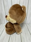 Vintage 1982 Applause 8  Plush Stuffed Animal Brown Bear Toy Sad Face Ashley   B
