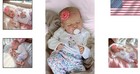 17-inch Lifelike Vinyl Reborn Baby Doll With Closed Eyes - Perfect Gift
