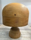 Antique Hat Mold Wooden Millinery Hat Block Mold Form Marked 23   