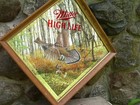 Miller High Life Beer Mirror    first Flush    Ruffed Grouse   Oct 1996