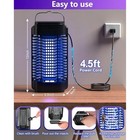 Electric Mosquito Insect Fly Bug Zapper Killer Led Light Trap Pest Control Lamp