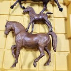 Vintage Set Of 3 Breyer Woodgrain Arabian Horses- Stallion  Mare   Foal- Cm1