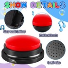 Recordable Talking Button 30 Seconds Record Button Easy Button Answer Buzzers   