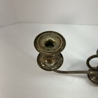 Silver Plated Candle Stick Holder Candlebra Insert Unpolished