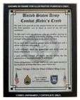 Mc-nice  Army Combat Medic s Creed All Units Personalized
