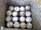Lot Of 32 Well Used Baseballs Little League Batting Fielding Practice Hard Balls