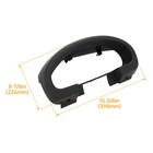 For Mazda Miata 1990-1993 Gauge Cluster Hood Cover Instrument Bezel Black