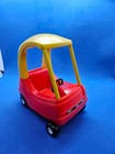Vintage Little Tikes Dollhouse Size Mini Cozy Coupe Red And Yellow Car