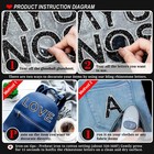 68pcs Rhinestone Letter Stickers Bling Glitter Alphabet A-z Letters Self-adhe   