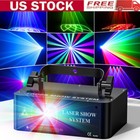 Rgb Animation Laser Beam Projector Light Scanner Disco Stage Party Lighting Dmx