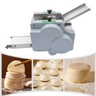 Automatic Dumpling Skin Machine 110v Dumpling Wrapper Maker 60 Pieces min Silver
