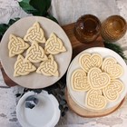 Celtic Heart   Triquetra Cookie Cutters Set - Trinity Knot Pagan Neopagan Wicca