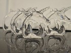 1980s Vintage Bijan Lucite Unicorn Napkin Rings Set Of 6 Kitschy Whimsical