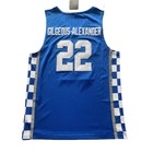 Retro  22 Kentucky Alexander College Basketball Jersey Embroidered