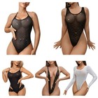 Women Bodysuit Themed Rompers Fitting Jumpsuits Party Leotards Full Lingerie