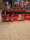 Coca-cola Christmas Edition Vintage Collection Unopened Glass Bottle 6 Packs  