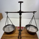 Henry Troemner Antique Model 8 Balance Beam Apothecary Scale W  Weights In Box