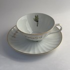 Vintage 1960   s Disneyland Teacup   Saucer Featuring The Castle And Tinkerbell