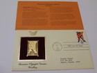 Postal Commemorative Society Gold Stamp Replica-1984-summer Olympics Lot Of 4 