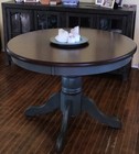 5 Piece Farmhouse Dining Room Furniture Set For 4 Round Kitchen Tables   Chairs