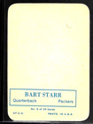 1970 Topps Super Glossy - Bart Starr  9 Exmt 
