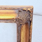 Vtg Ornate Gold Picture Frame 5x7 Floral Baroque Style Made In Taiwan 9x7